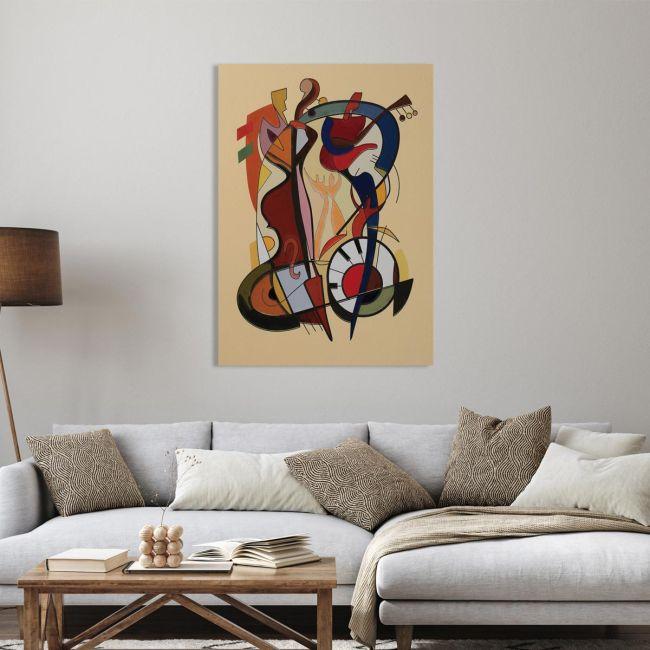 Πίνακας σε καμβά Tribute to Kandinksy II