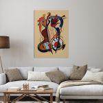 Πίνακας σε καμβά Tribute to Kandinksy II