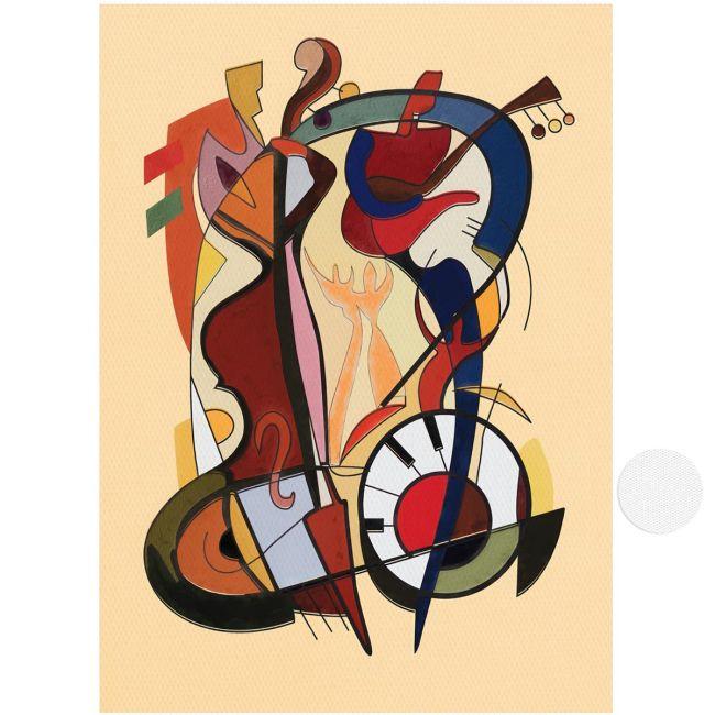 Πίνακας σε καμβά Tribute to Kandinksy II