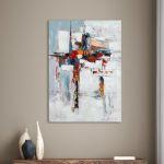 Canvas print Hard color abstract