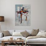 Canvas print Hard color abstract