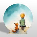 Wooden printed sign, Little prince art 7