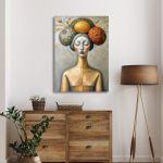 Canvas print Frida in vector