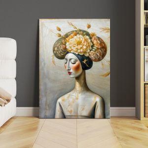 Canvas print Spring lady