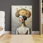 Canvas print Spring lady