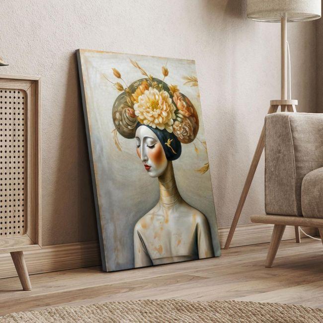 Canvas print Spring lady
