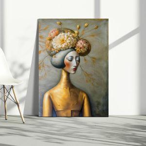 Canvas print Summer lady
