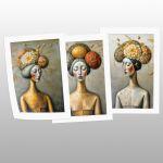 Three seasons ladies, αφίσα, κάδρο τρίπτυχο