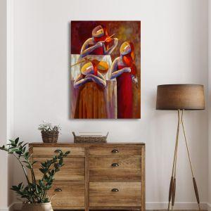Canvas print Violin trio Framed canvas, minimal style | stickit.gr 2