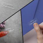 Αυτοκόλλητες ετικέτες διάφανες, λευκά εκτυπωμένα διαφορετικάονόματα