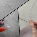 Αυτοκόλλητες ετικέτες διάφανες, λευκά εκτυπωμένα διαφορετικάονόματα