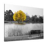 Canvas print Golden yellow tree