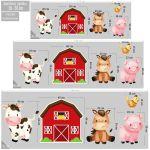 Wooden figures printed Farm animals II