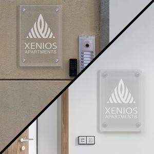 Plexiglass Sign laser engrave vertical