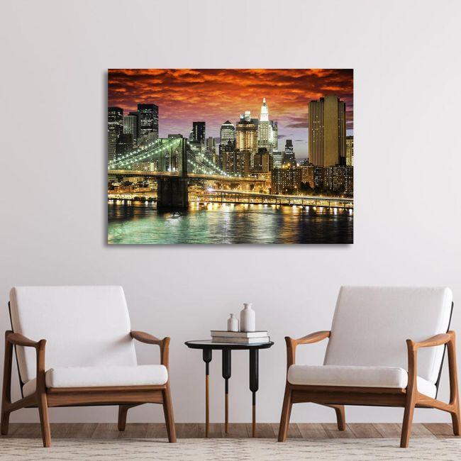 Canvas printNew York, New York architecture