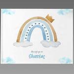 Wishes book, Rainbow with clouds and a crown