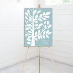 Canvas print baptism, white tree 2