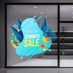 Shop window Summer Sales, art 2