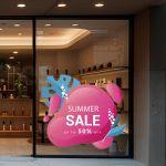 Αυτοκόλλητο εκπτώσεων Summer Sales, art 3