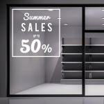 Shop window Summer Sales, art 5