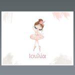 Placemat, Ballerina princess, pink dress