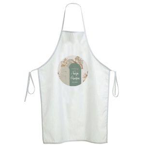 Sticker forbaptism apron, Baby boy boho 2