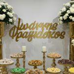 2 mirror plexiglassnames for baptism decoration