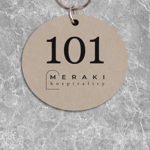 Plexiglass μπρελόκεκτυπωμένο κυκλικό, προσωποποιημένο αριθμό και λογότυπο