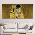 Canvas print The kiss, Klimt Gustav