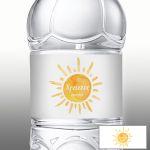 Sticker labelSun Watercolor