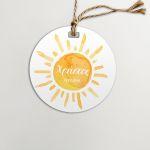 Labels thank you, Sun Watercolor