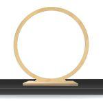 Wooden simple wreath arc with base