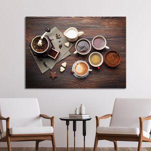 Πίνακας σε καμβά Καφές, Coffee cups