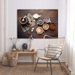Canvas print Coffee cups