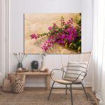Canvas print Buckwheat and wild flowers
