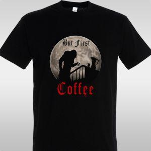 Μπλουζάκι But first coffee