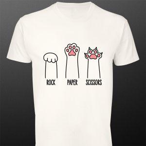 Μπλουζάκι Rock, paper, scissors