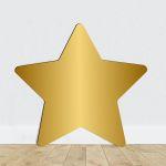 Plexiglass star shape, gold