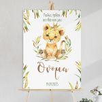 Canvas print baptism, Little lion king