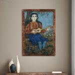 Πίνακας σε καμβά Προσφορά 30x40 cm, Η όμορφη Αδριάνα των Αθηνών, Θεόφιλος