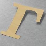 Adhesive initial letters, small size, set of 2
