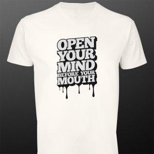 Μπλουζάκι Open your mind