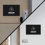 Πινακίδαεπιχείρησης plexiglass, εκτυπωμένο λογότυπο