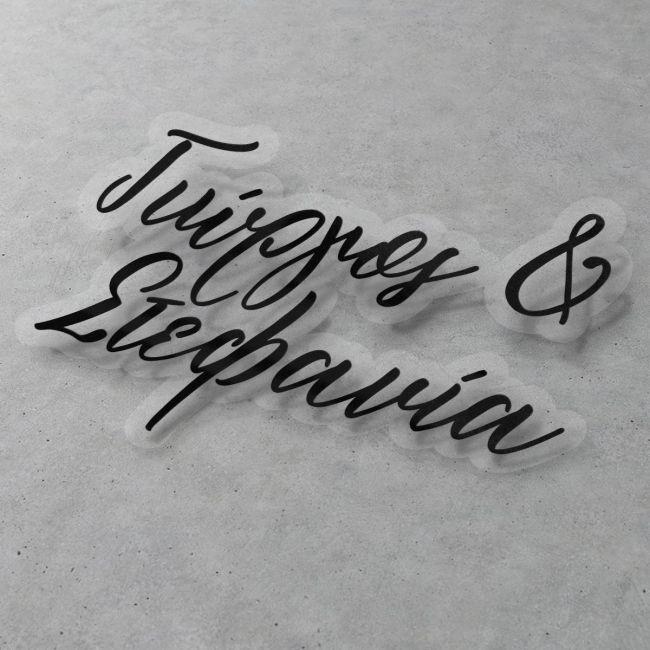 Sticky letters forwedding welcome, Find your Seat