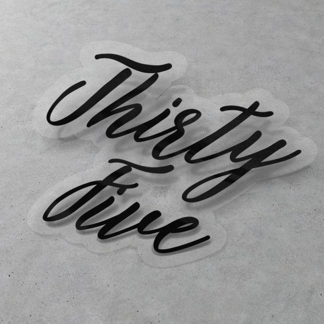 Sticky letters forwedding welcome, Find your Seat