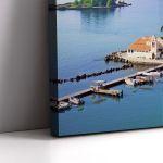 Canvas print Church of Vlahernon, Pontikonisi