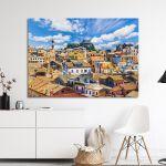 Canvas print city Corfu