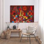 Canvas print, Castle and sun, Klee P.