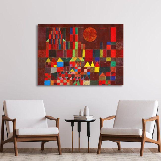 Πίνακας ζωγραφικήςCastle and sun, Klee P.