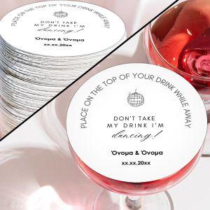 Καρτελάκια Drink covers, προσωποποιημένα